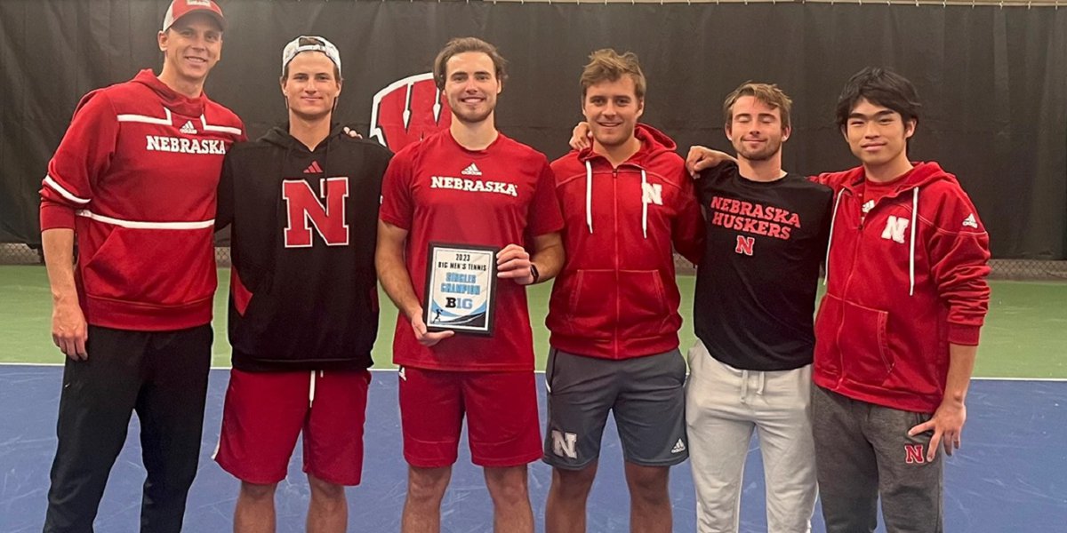 Mueller wins and Huskers finish play at Big Ten Tennis Tournament