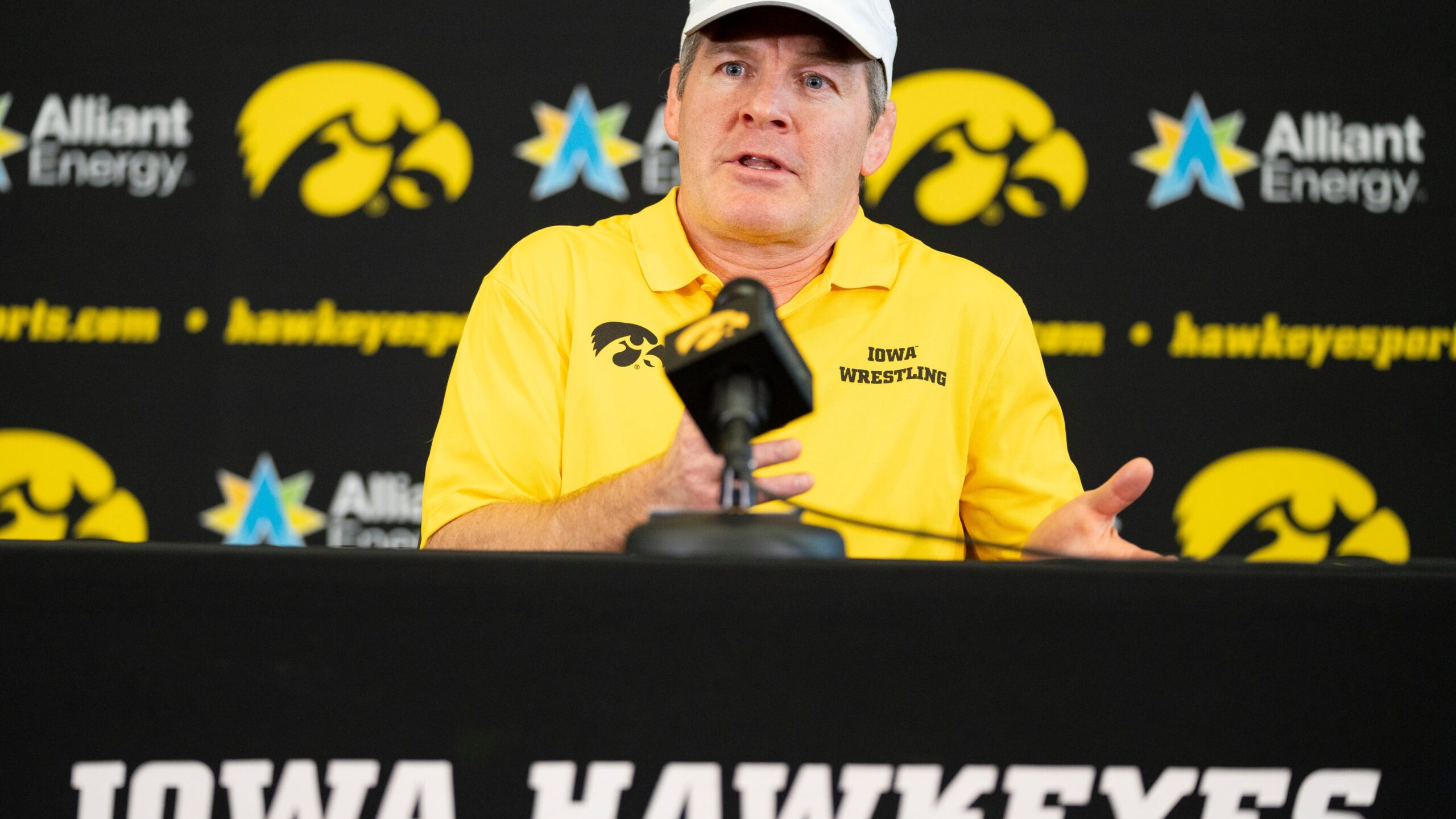 Iowa wrestling coach Tom Brands believes wrong question is being asked on gambling probe