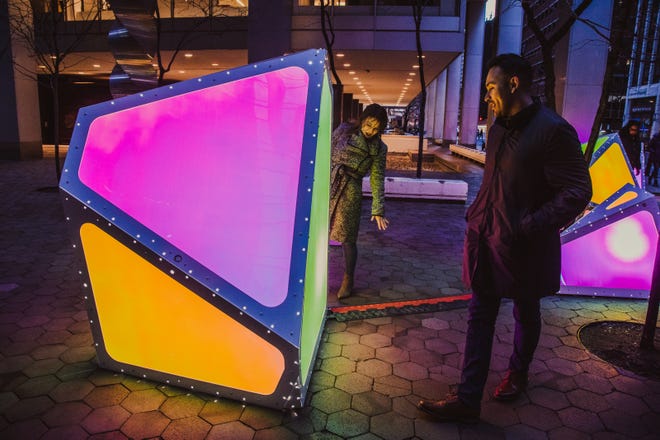 ‘Oscillation’ installation at Kravis invites you to play, interact with others