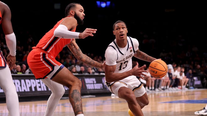 Late, long night for Notre Dame men’s basketball vs. Auburn in Legends Classic semifinal