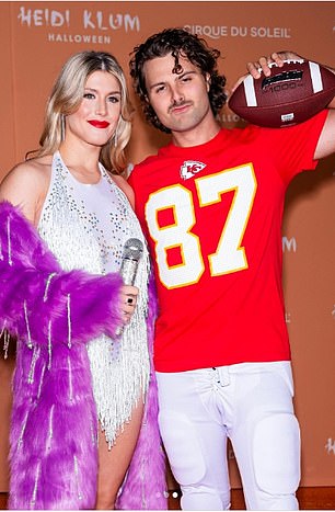 Eugenie Bouchard dresses up as Taylor Swift for Heidi Klum’s Halloween