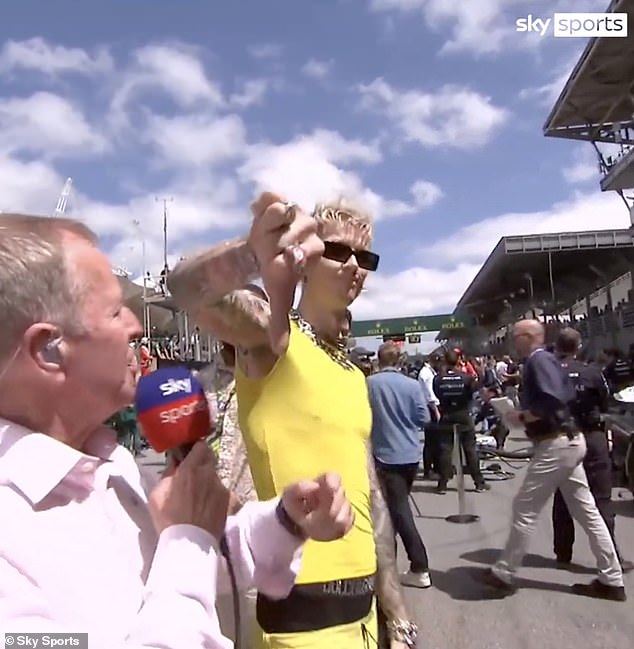 The times Sky Sports’ Martin Brundle has ‘wound up’ celebrities at F1