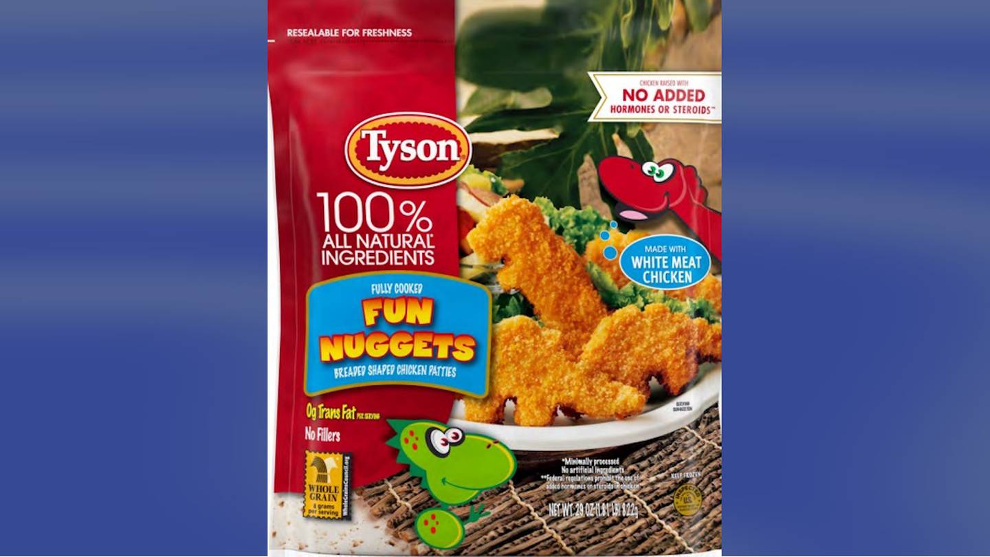 Recall alert: Tyson Foods recalling chicken patties due to possible metal pieces