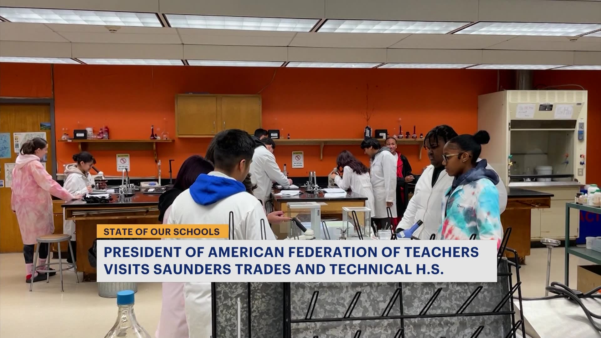 AFT president visits Yonkers schools to encourage careers in education