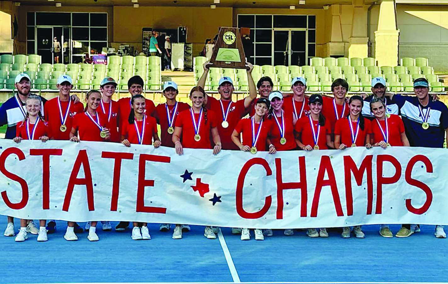 Wimberley High School tennis wins State championship