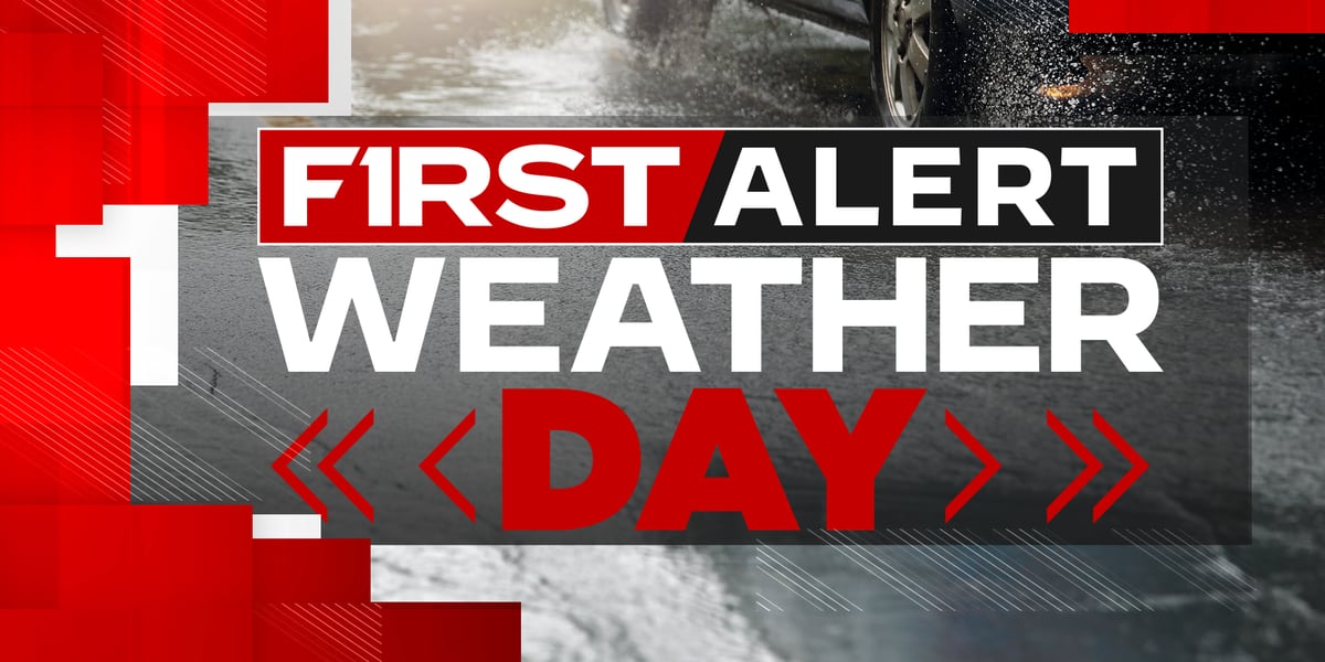 First Alert Forecast: Chillier and dry Sunday, rain and storms return Tuesday