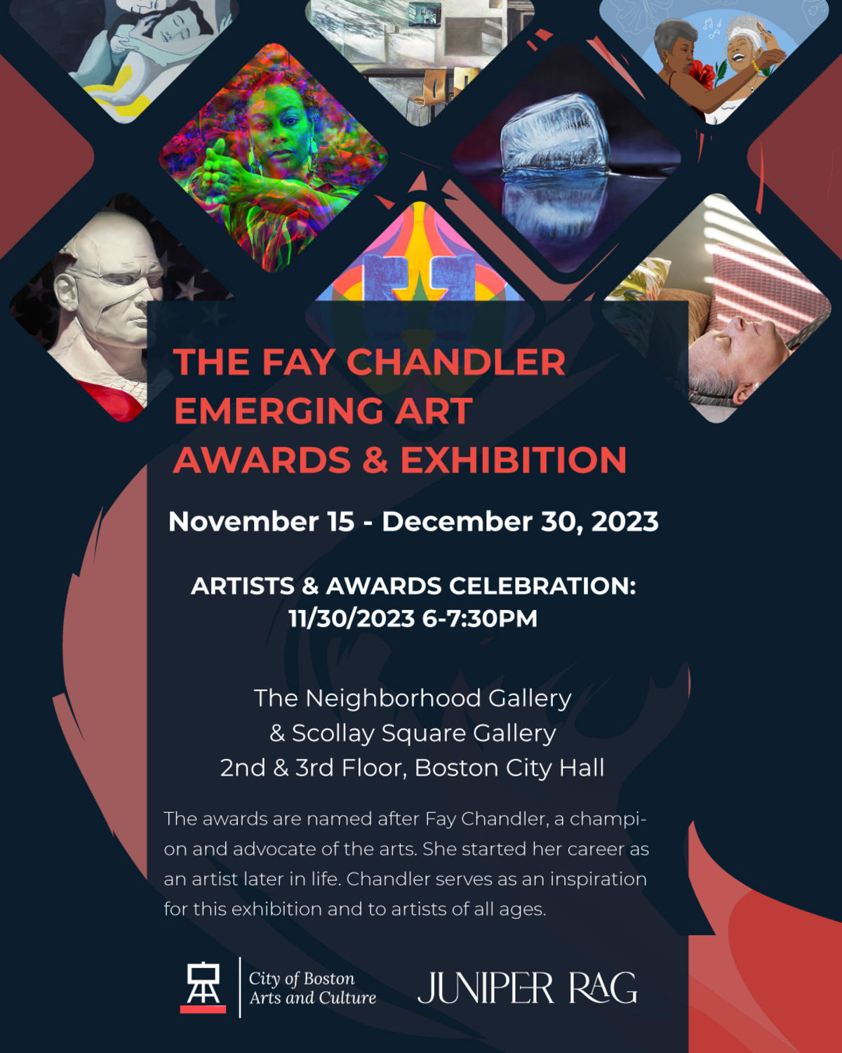 Fay Chandler EMERGING Art Exhibition Gallery Reception