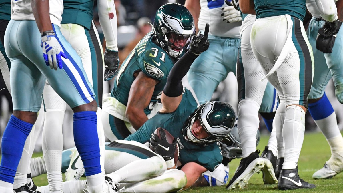 The defensive drive that aged Lane Johnson and Eagles fans everywhere