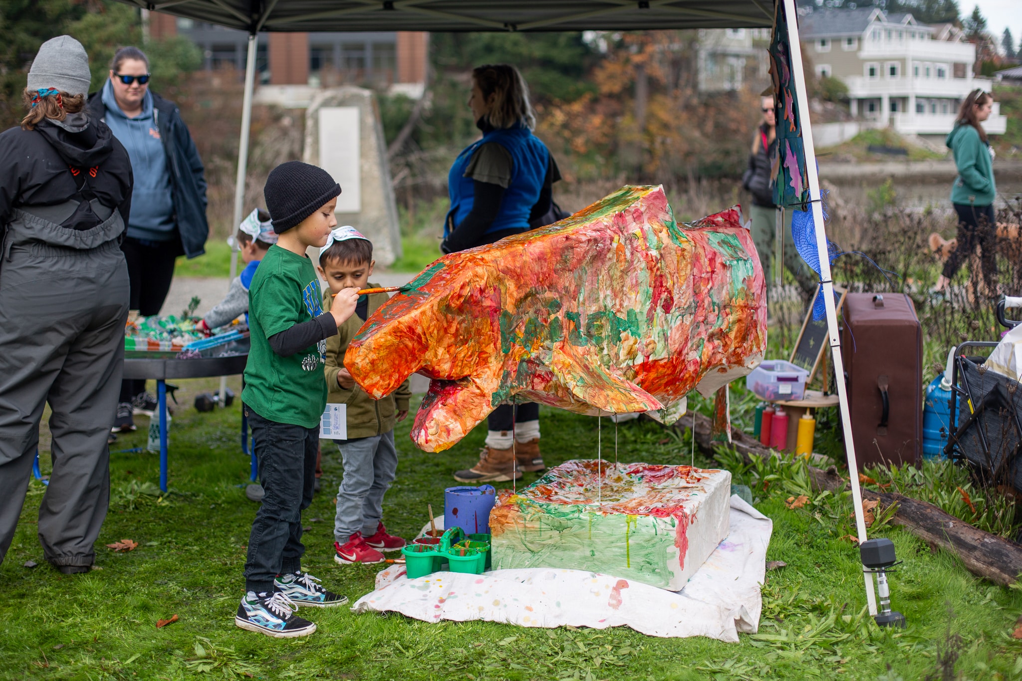 Chum Fest brings lots of families (but no salmon) to Donkey Creek