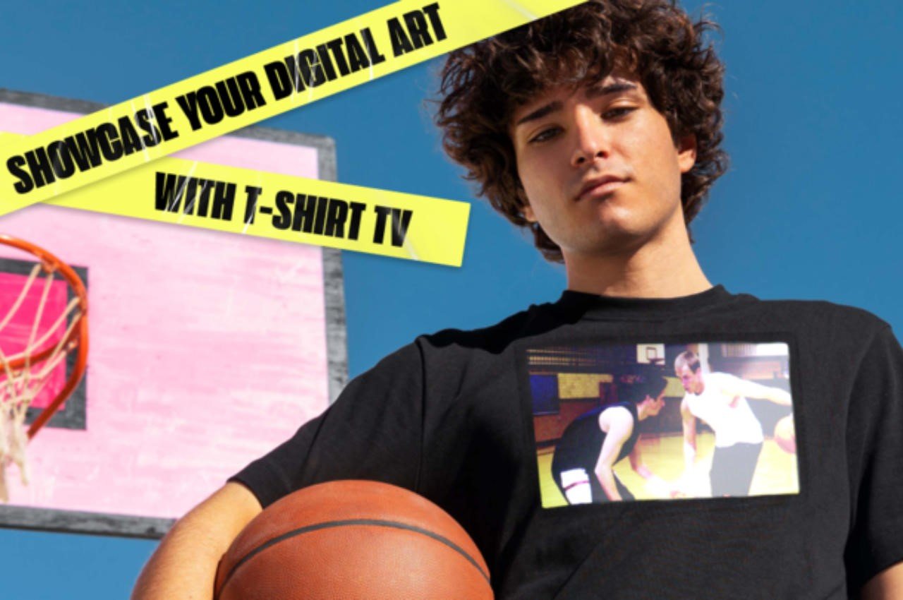 This T-Shirt has a Wearable Display that lets you turn GIF Reactions into Fashion!