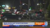 1 victim airlifted, 2 others hurt after car plunges off Mulholland Drive