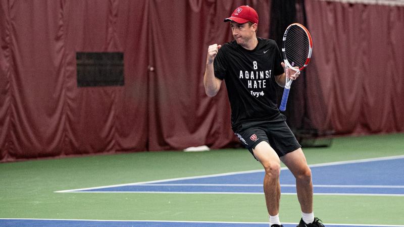 Men’s Tennis Goes Undefeated in Singles Play in Opening Day of SMU Invite