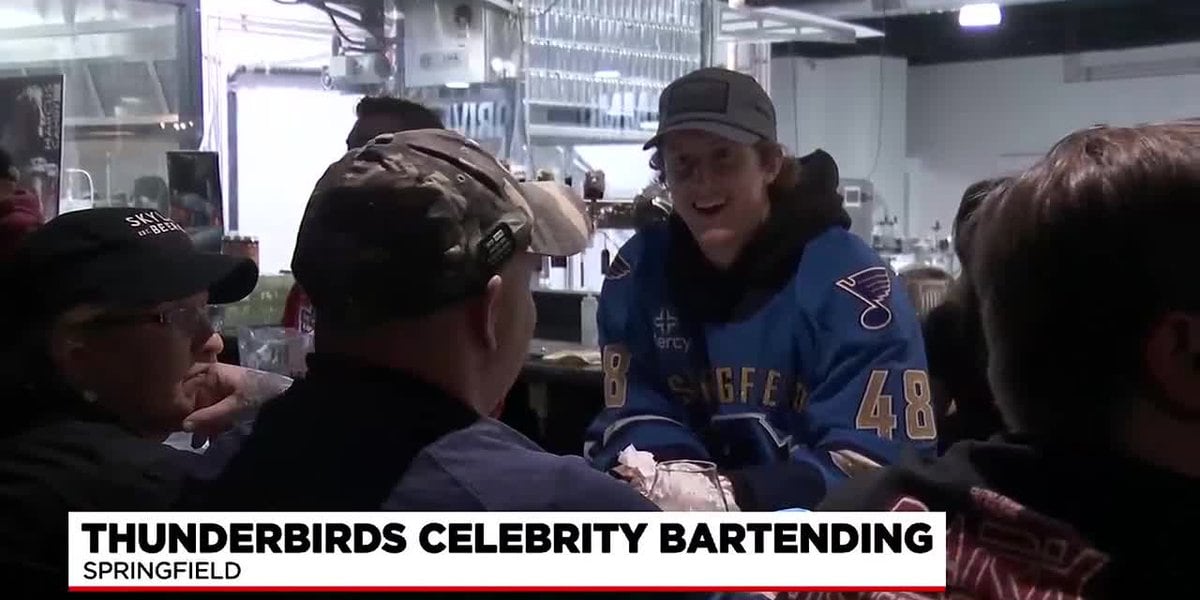 Springfield Thunderbirds host celebrity bartending event to support Mayflower Marathon