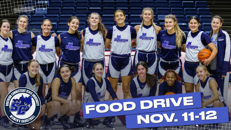 SCSU Women’s Basketball To Host Food Drive To Benefit SCSU Food Pantry On Nov. 11-12 – Southern Connecticut State University Athletics