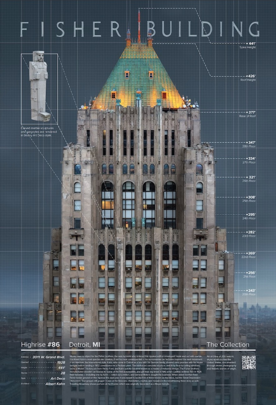 Six Michigan Art Deco High-Rises Featured in New Book