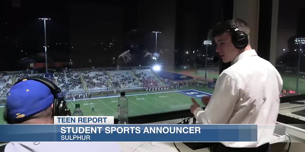 Teen Report: Profiling Sulphur High’s student sports announcer