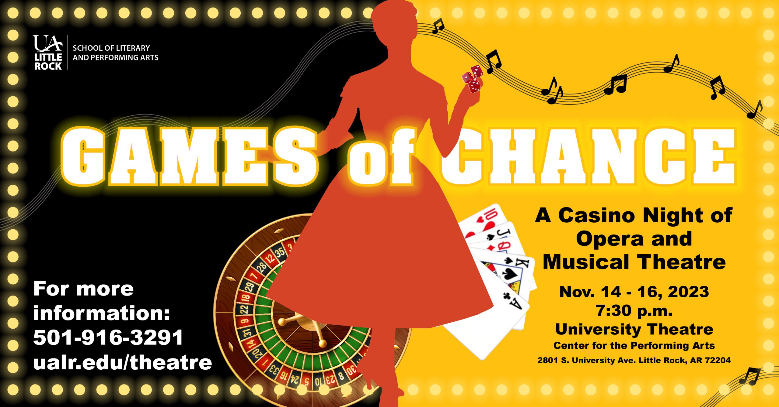 UA Little Rock Performs “Games of Chance: A Casino Night of Opera and Musical Theatre” – News