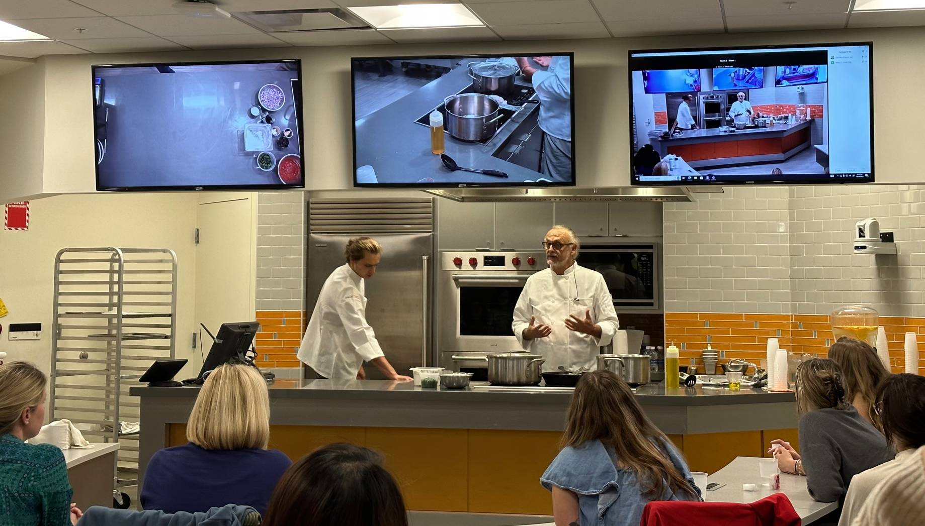 ‘Cooking With Joy’: Italian Chef Jacopo Tendi Visits Falk College for Christy Lecture Series