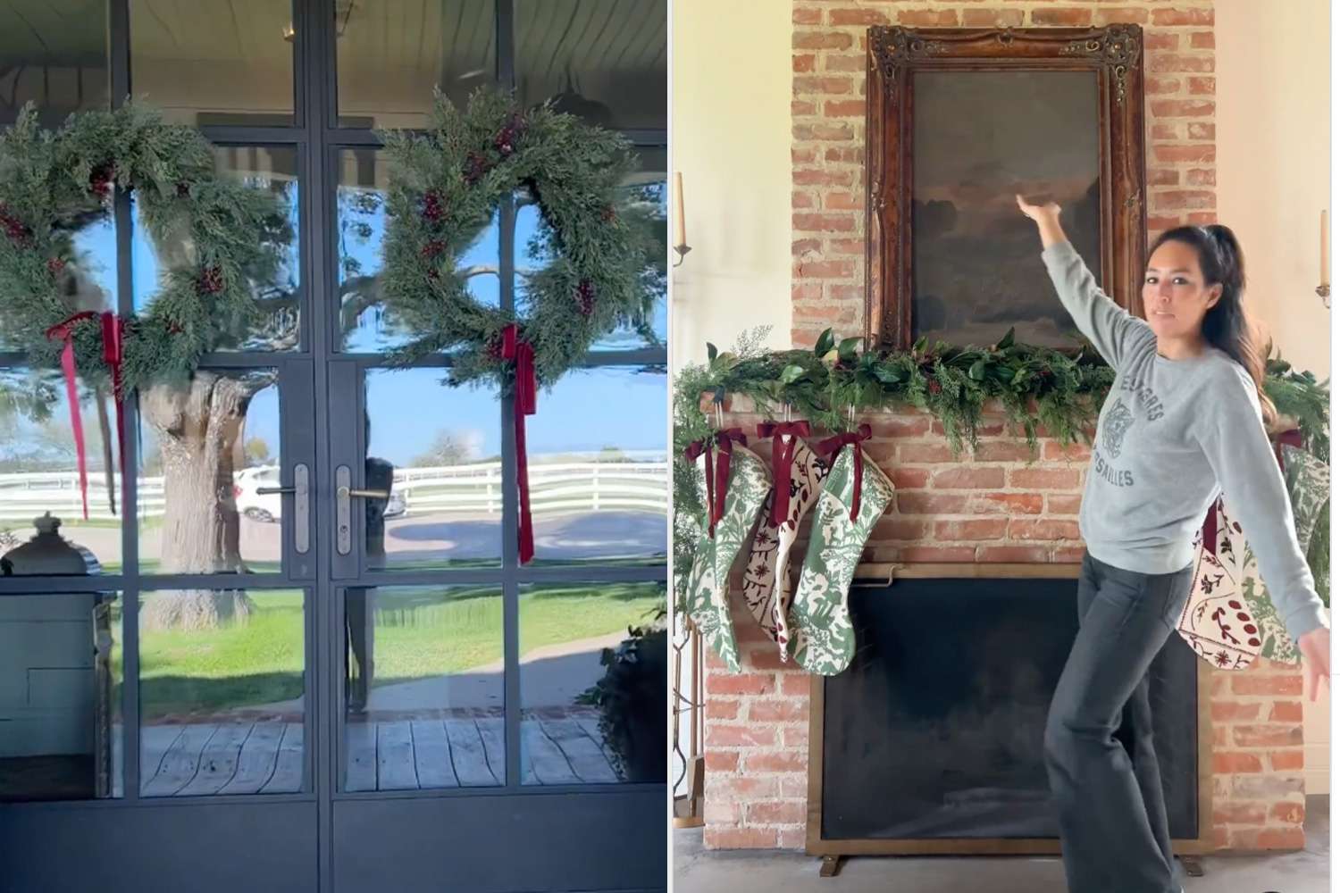 Joanna Gaines Uses Magnolia Magic to Transform Her Farmhouse into Winter Wonderland Ahead of Christmas