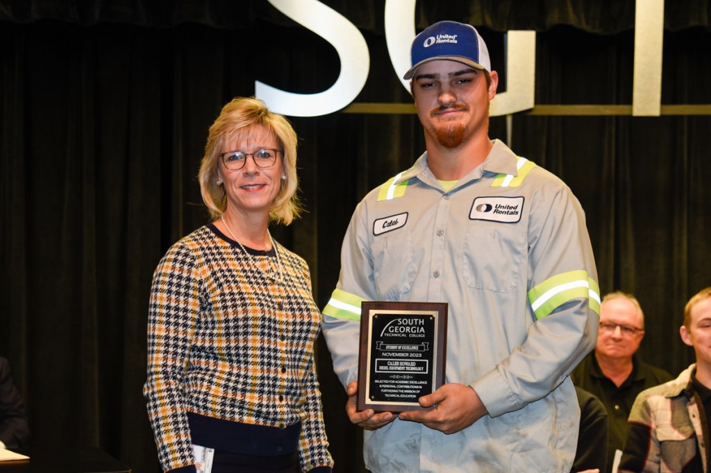 Caleb Howard Recognized as SGTC Student of Excellence – Americus Times-Recorder