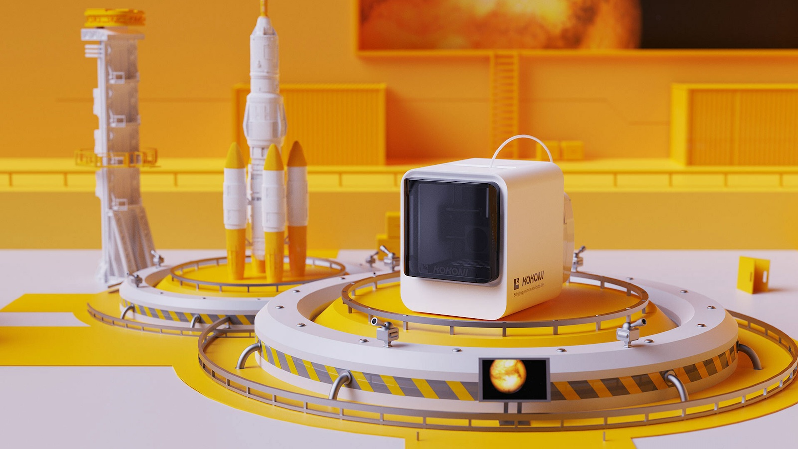 This smart AI 3D Printer has a no-fuss plug-and-play design