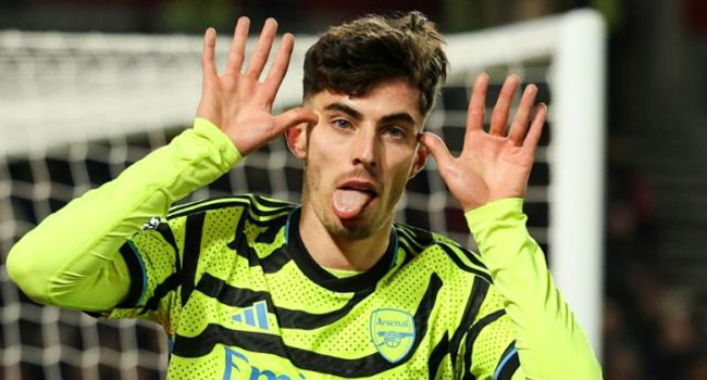 Havertz Ends Goal Drought To Fire Arsenal Into First Place