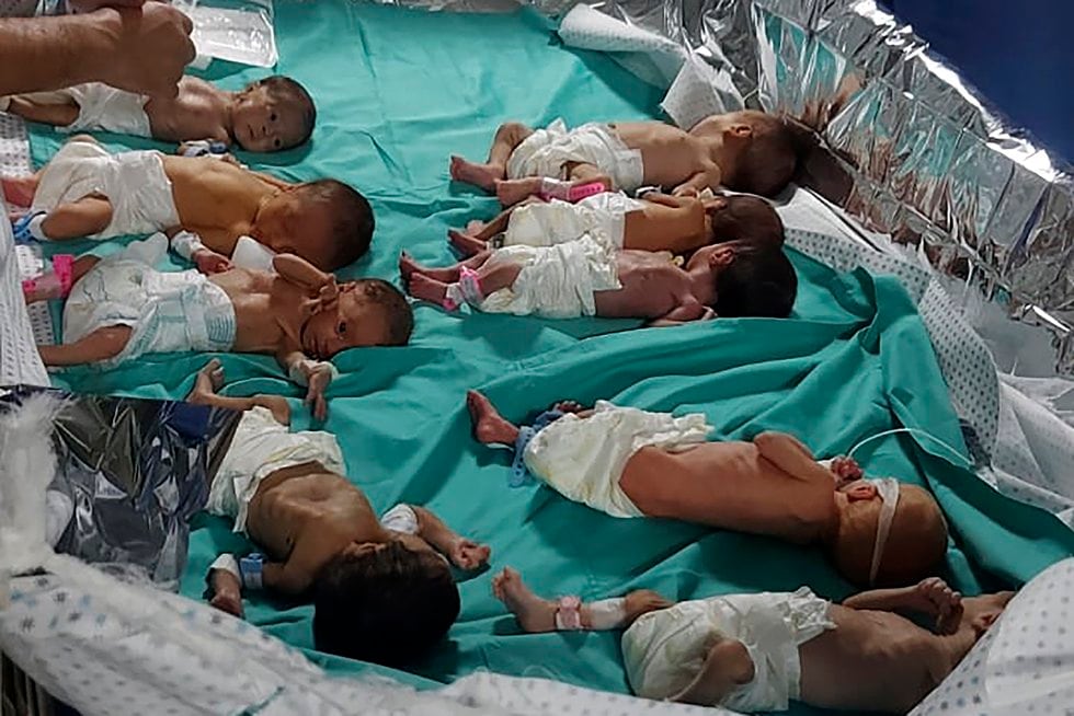 At least 30 premature babies evacuated from Gaza’s main hospital, health officials say