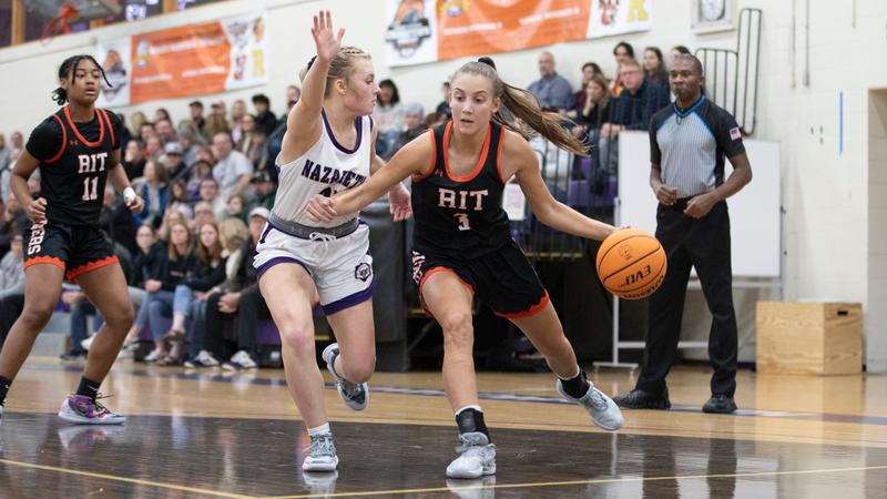 Women’s Basketball loses to Nazareth, 74-67 – Rochester Institute of Technology Athletics