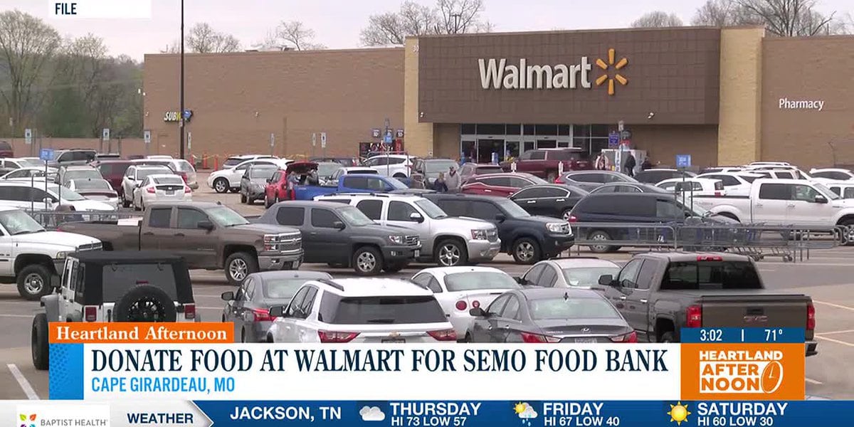 Cape Girardeau Walmart to hold Thanksgiving food drive