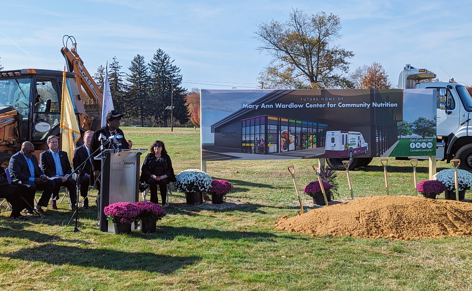 Camden County Breaks Ground on New Nutrition Center Named for Lawnside Mayor