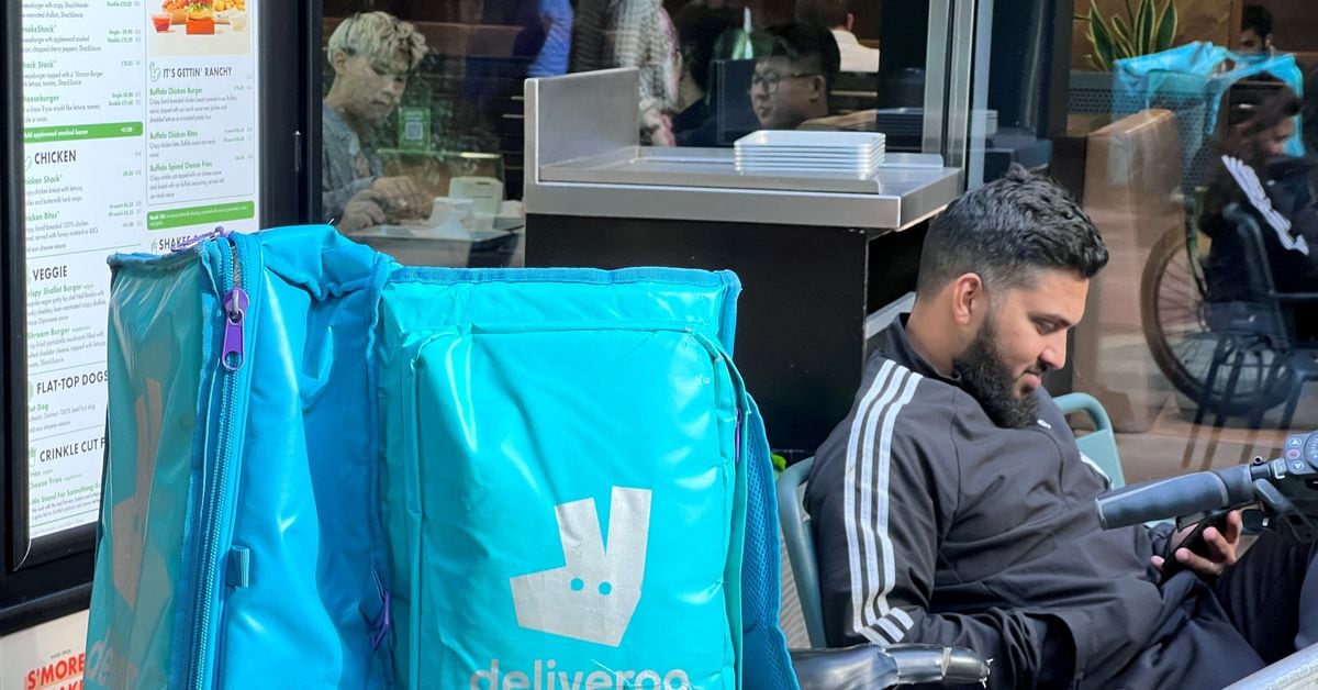 UK’s Deliveroo says on track to meet forecasts