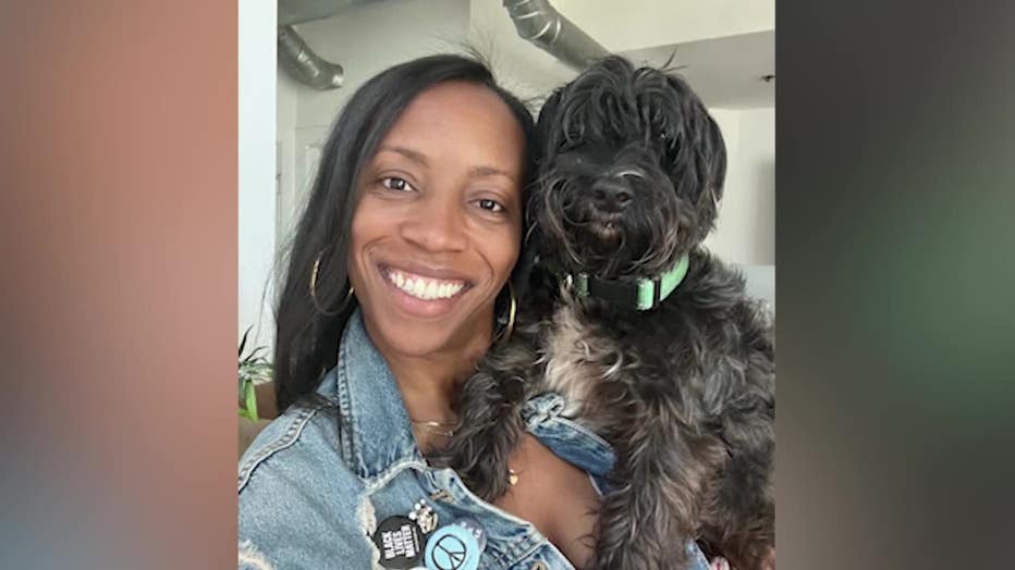 Woman reunites with dog after Midtown thieves steal her car with him inside
