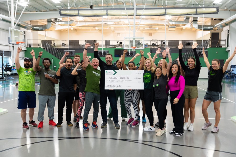 Paycom employees complete fitness challenge, raise thousands for veterans