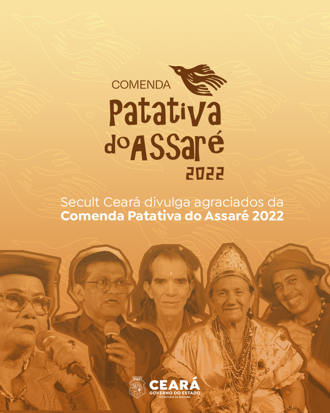 Comenda Patativa do Assaré: Secult Ceará divulga lista dos agraciados – Governo do Estado do Ceará