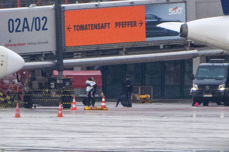 Hamburg Airport closed as man holds child hostage in car parked underneath plane