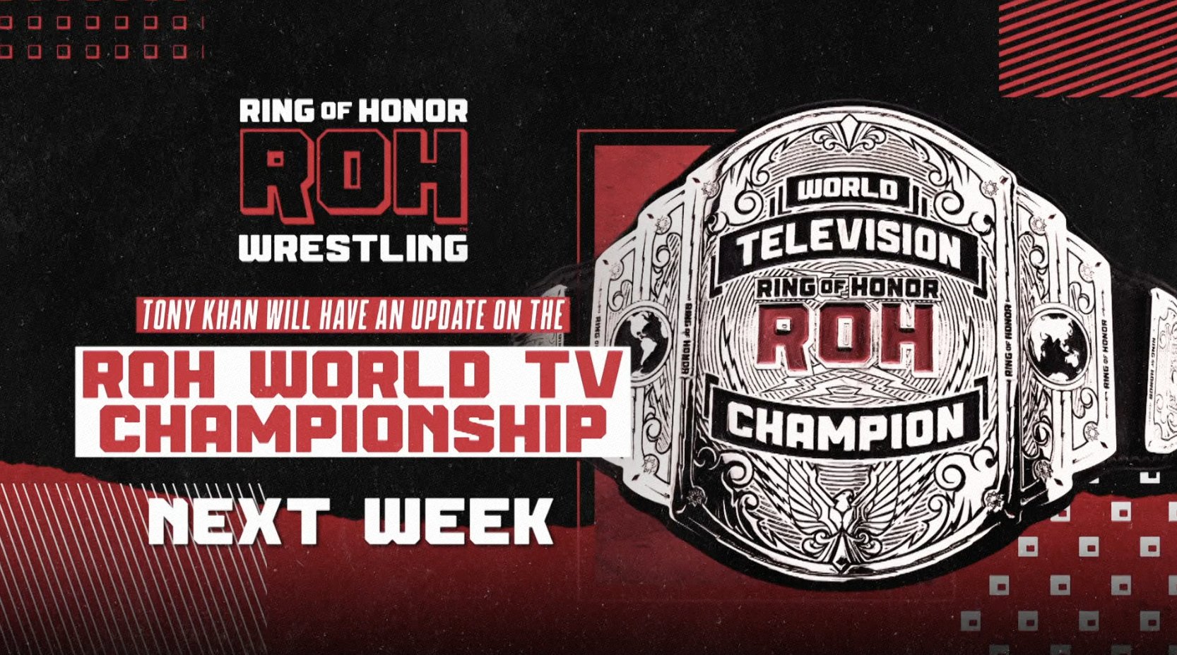 Tony Khan Will Address Vacated ROH Television Championship Situation On November 16th ROH TV