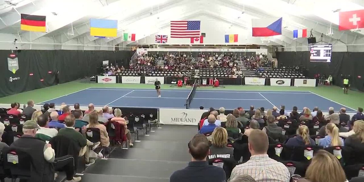 The top tennis players from around the world meet at the Dow Tennis Classic