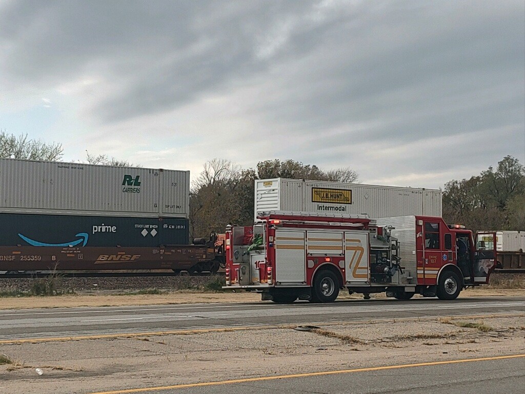 One killed in crash between train and car in south Wichita