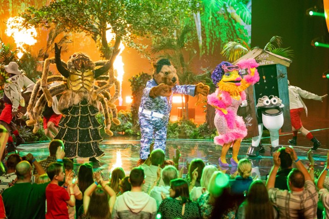 Stars unveiled in Masked Singer I’m A Celebrity special