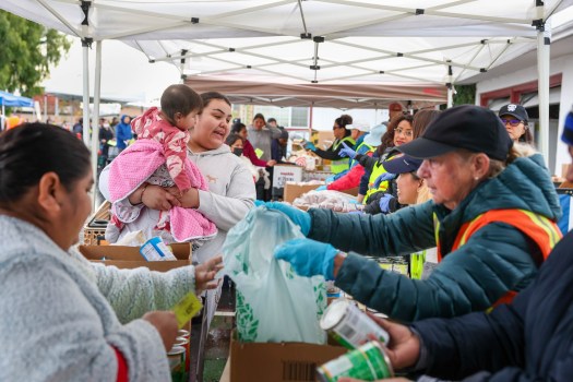 ‘A really big help’: Hundreds receive Thanksgiving turkeys at food pantry giveaway in Livermore