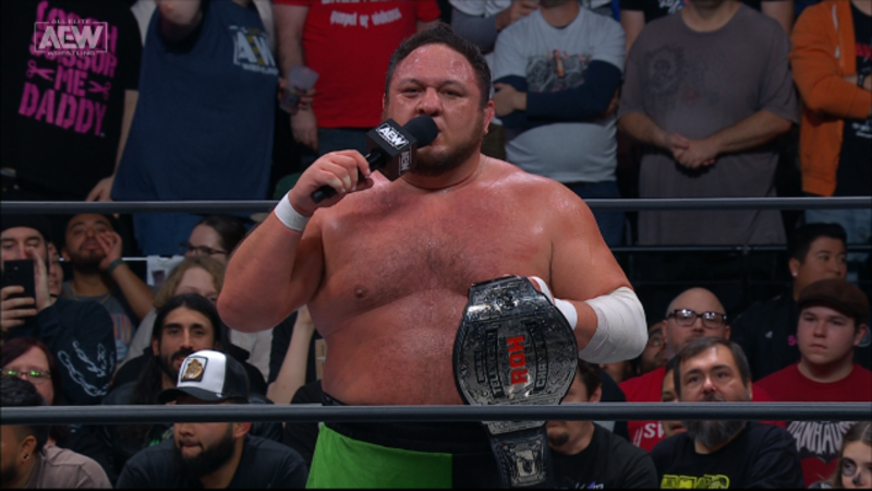 Samoa Joe Vacates ROH World Television Title On 11/8 AEW Dynamite