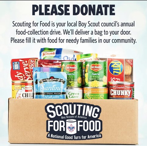 Scouts Preparing For Annual Local Food Drive Collection