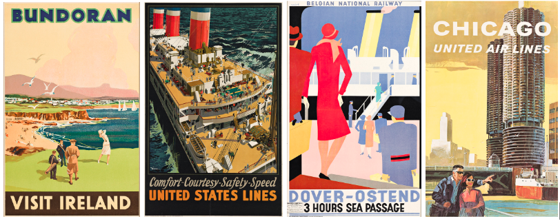 What Nearly 300 Vintage Posters Say About the Future of Travel