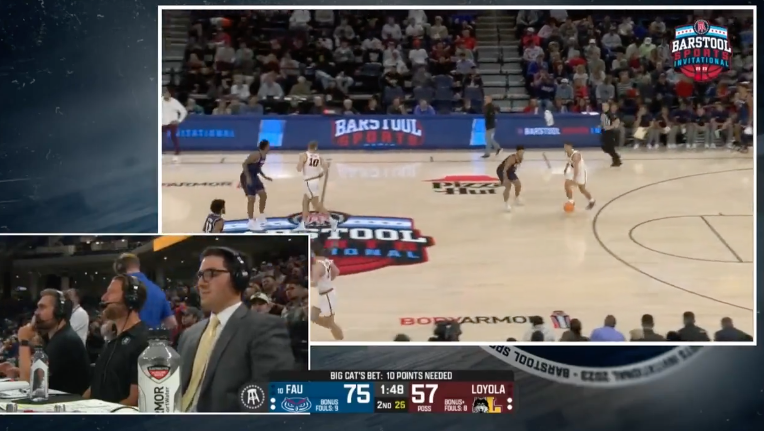 Barstool college basketball broadcast draws polarizing reaction