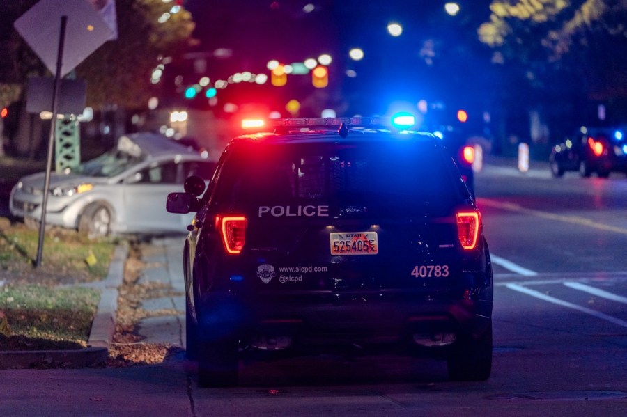 Speeding car slams into pole in Salt Lake City, 1 critically injured