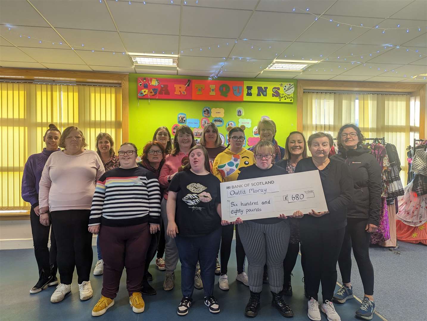 Elgin group’s fitness challenge raises large sum for Outfit Moray