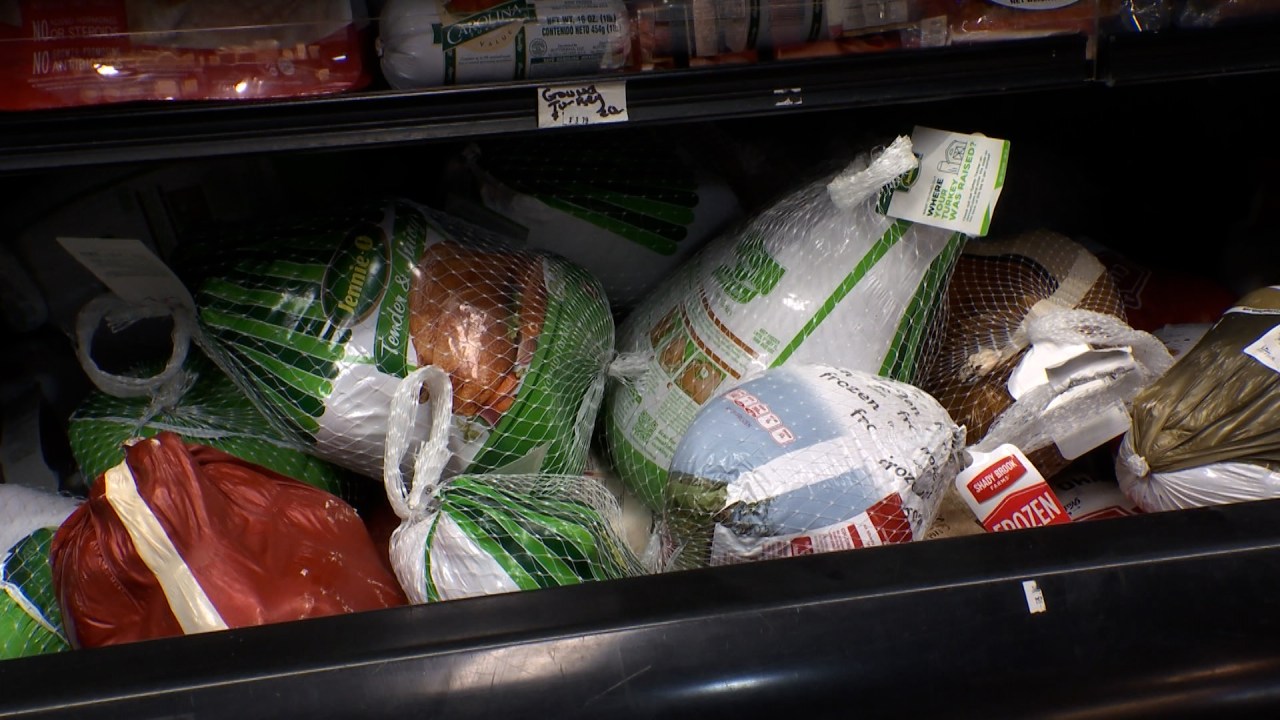 Local residents ready their wallets for holiday food shopping