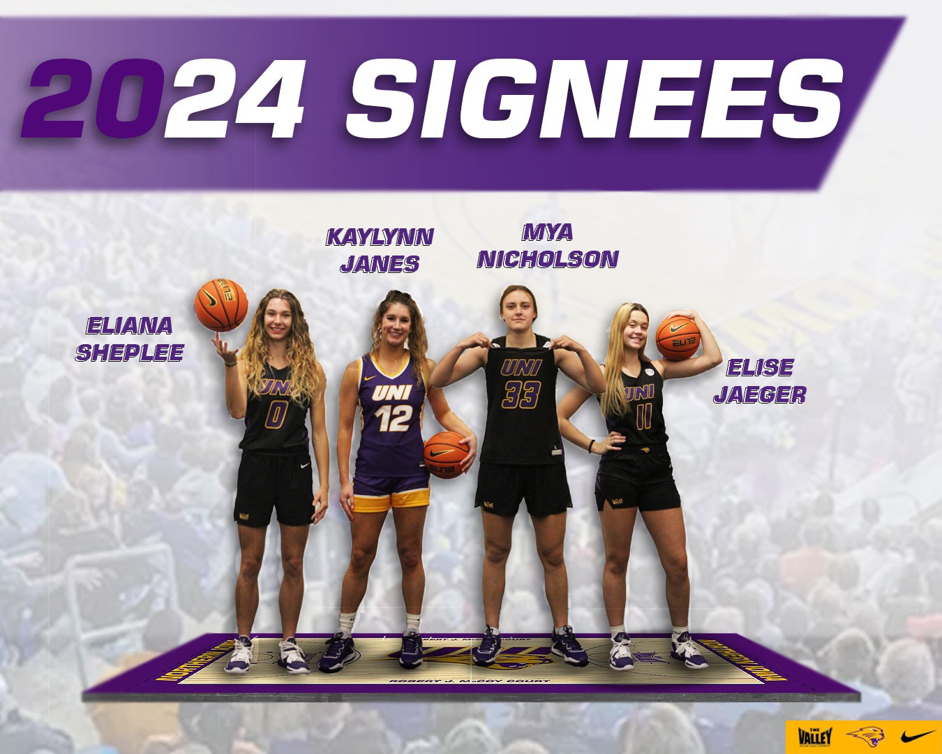 Women’s basketball signs four on 2023 National Signing Day