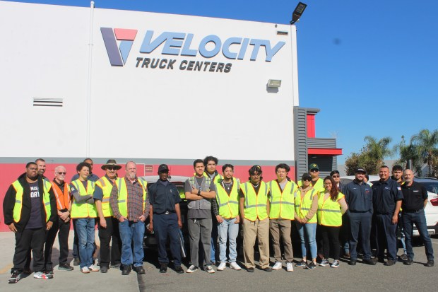 Rio Hondo College students get a glimpse at a future in electric-powered trucking