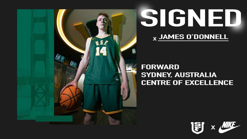 Men’s Basketball Inks Explosive Forward James O’Donnell – University of San Francisco Athletics